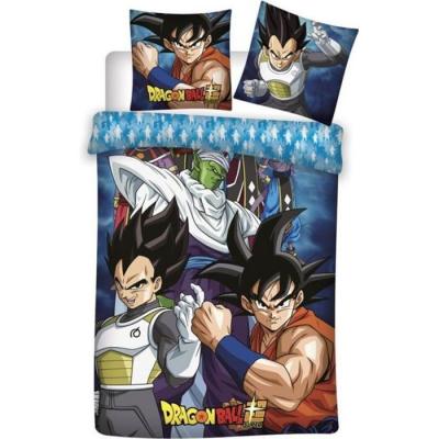 DRAGON BALL Z Dragon Ball Super - Housse de Couette Goku et Vegeta - Parure de Lit