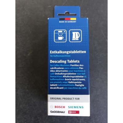 BOSCH  Pastilles d&eacute;tartrantes cafeti&egrave;re - Bo&icirc;te de 6