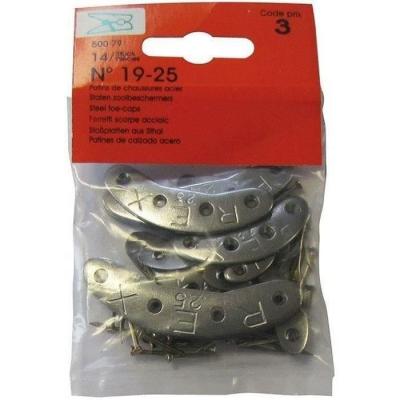 VYNEX Patin de chaussures -  - n&deg;23/24/25 - Acier - Quantit&eacute; 14 - Fers de 23 &agrave; 25mm 