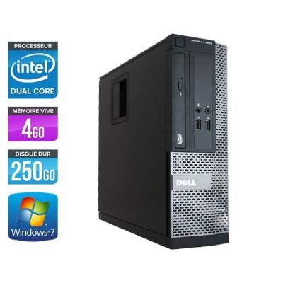 DELL  Optiplex 3020 SFF - Windows 7 - G3240 4GB 250GB - Ordinateur Tour Bureautique PC 