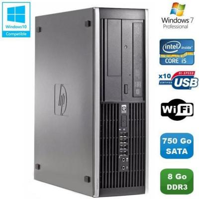 HP Pc  compaq elite 8100 sff intel core i5 650 3.2ghz 8go 750go graveur wifi w7