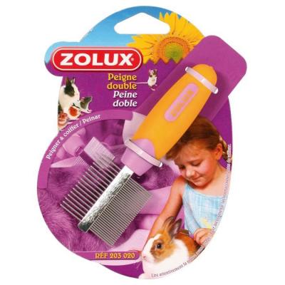 ZOLUX  Peigne Double Rodycare pour Rongeur