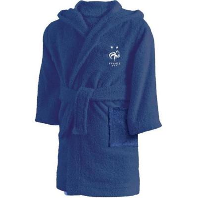 FFF Peignoir France Nation 2 Etoiles Bleu Enfant