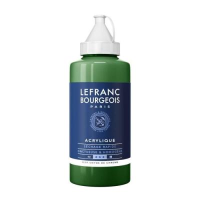  Lefranc Bourgeois Acrylique Fine Bouteille 750ml Vert Oxyde De Chrome