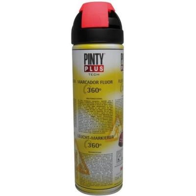 PINTY PLUS Pinty 251 Bombe chantier 500ml rouge cerise t184, Non Concern&eacute;