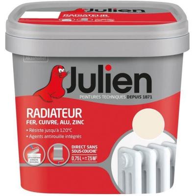 JULIEN  Radiateur Phase Aqueuse Blanc Cass&eacute; Satin 0,75 L