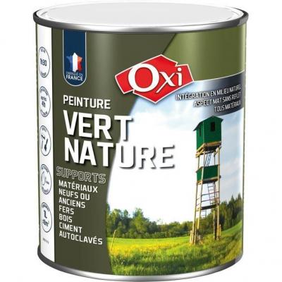 OXI Peinture vert nature mat sans reflet 1L