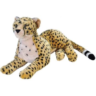 WILD REPUBLIC Peluche Ck Jumbo Gu&eacute;pard De 76 Cm Jaune Noir Blanc