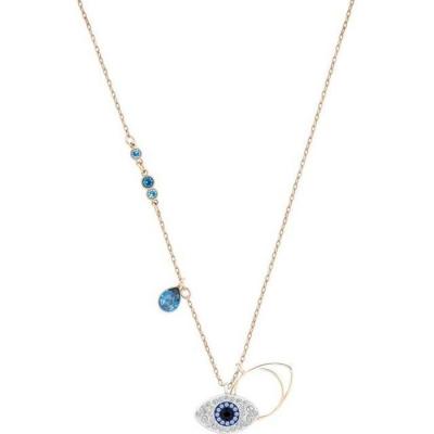 SWAROVSKI  Cha&icirc;ne 'SWA SYMBOL:PENDANT EVIL EYE DMUL/MIX' or rose