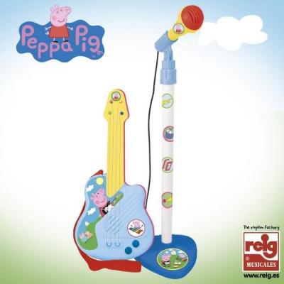 PEPPA PIG  guitare avec micro debout