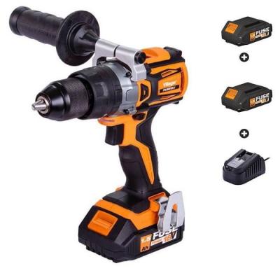 VILLAGER Perceuse sans fil - Fuse - VLP 5120-2BSC - 2 batteries - chargeur - poign&eacute;e lat&eacute;rale