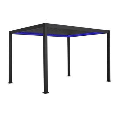SWEEEK Pergola Bioclimatique &eacute;lectrique 3x4m LED I 