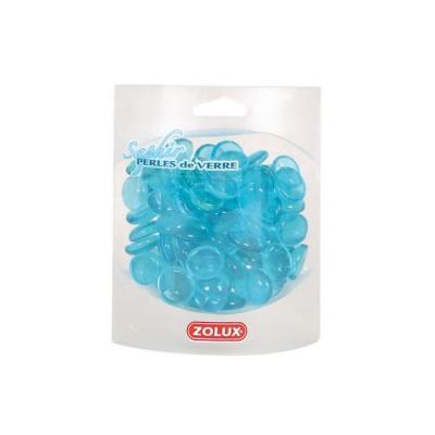 ZOLUX Perles de verre saphir 