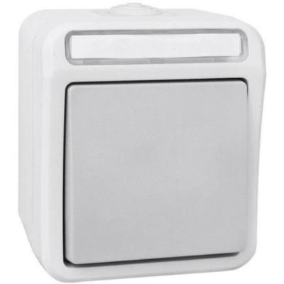 PERANOVA Interrupteur/inverseur  102453 Pera gris clair, gris fonc&eacute;