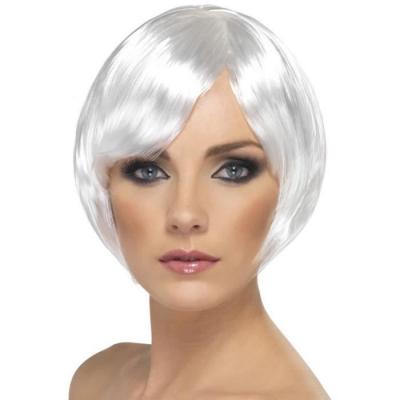 SMIFFYS Perruque Carre Babe Blanche - Blanche