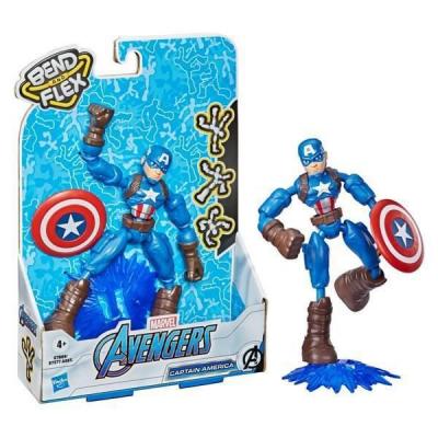 HASBRO Personnage articul&eacute; the avengers bend and flex (15 cm)