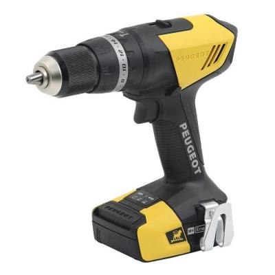 PEUGEOT Perceuse &agrave; percussion sans fil  18 V 2 Ah, 2 batteries ENERGYDRILL
