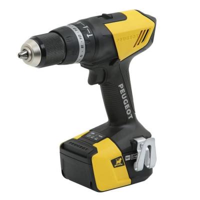 PEUGEOT Perceuse percussion 18 V avec 2 batteries 4,0Ah - EnergyDrill-18VP40N 
