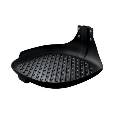 Philips Plaque de cuisson sp&eacute;ciale barbecue/grill pour Airfryer Noire