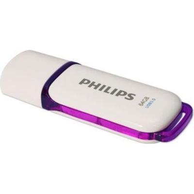 PHILIPS  - Cl&eacute; USB 64GB 3.0 USB Drive Snow 