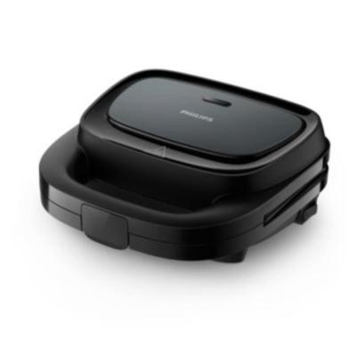 PHILIPS  Machine &agrave; gaufres et &agrave; sandwichs s&eacute;rie 3000, 750 W, noir (HD2330/90) 