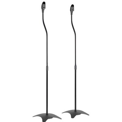 AUDIZIO Hts10 Pied D'enceinte R&eacute;glable En Hauteur Lot De 2 - Noir