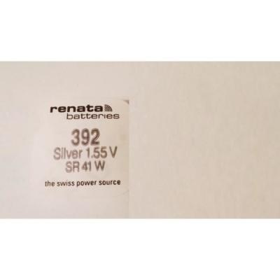 RENATA Pile bouton 392 oxyde d'argent 1.55 V 45 mAh  392.CU MF 