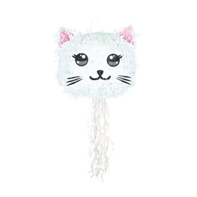 Pi&ntilde;ata Chat Kawai blanc 38 cm