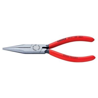 KNIPEX Pince &Agrave; Becs Longs Demi-ronds 160mm - Gainage Pvc - T&ecirc;te Polie