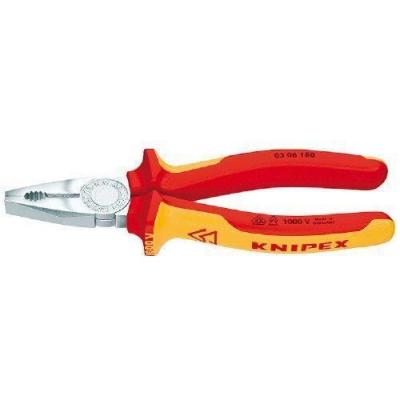KNIPEX  0306180 pince universelle 180 mm avec poign&eacute;es vde