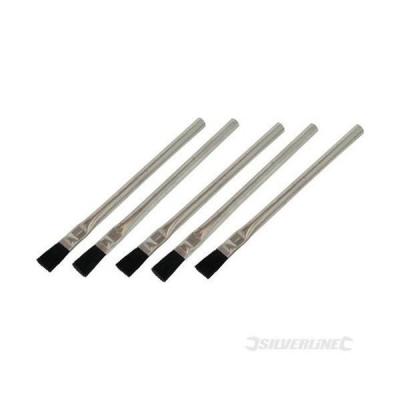 SILVERLINE  105878 5 pinceaux &agrave; Flux pour soudage 15 mm
