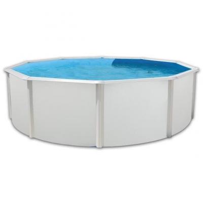 TOI Piscine Hors-sol  Prestigio Ronde 5.50 X 1.2m Filtre &Agrave; Sable 8,5m3-h Liner 60-100 