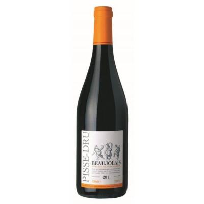PISSE DRU Vin Rouge A.o.p. Beaujolais Gamay  - La Bouteille