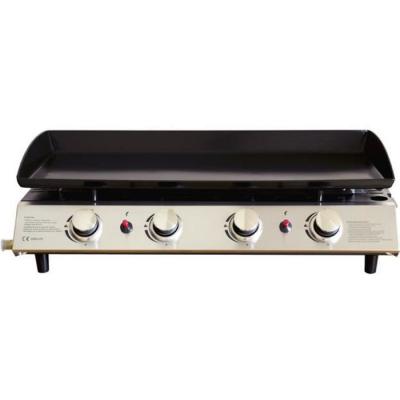 JARDIDECO Plancha gaz Prato 4 br&ucirc;leurs -  