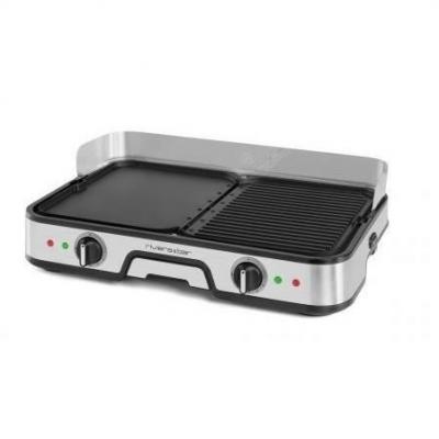 RIVIERA & BAR Plancha Electrique Planche QPL525 Surface de cuisson 45 5 29cm 6 a 8