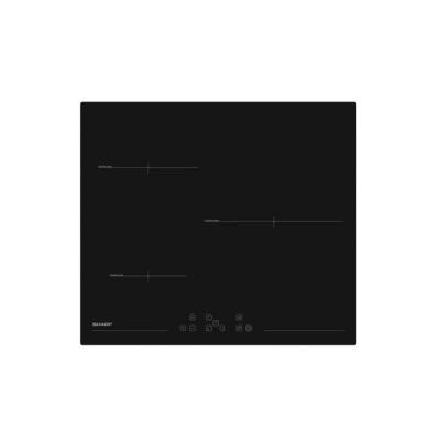SHARP  Plaque induction KH6I31NT0K, 3 foyers, 3 booster, 7200 w