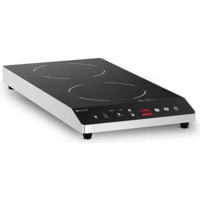 ROYAL CATERING  Plaque &agrave; induction - 2 x 22 cm - 60 &agrave; 240 &deg;C - Minuterie RCIC-1800P6