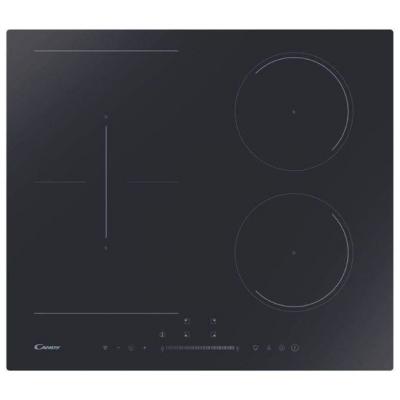 CANDY Plaque induction CTPS64SCTTWIFI, 4 foyers, Zone extensible, Slider