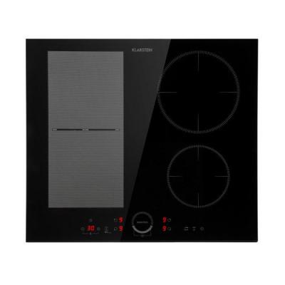 KLARSTEIN Plaque induction encastrable 4 feux -  - 60 cm - 7000 W - vitroc&eacute;ramique - noir