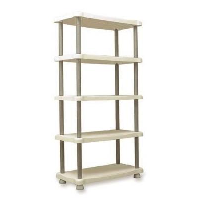 &Eacute;tag&egrave;re XXL 5 plateaux - 88 x 43 x 186 cm - Beige