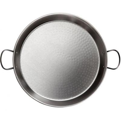 LA VALENCIANA Plat &agrave; pa&euml;lla Acier Poli 40 cm