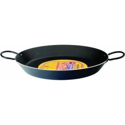 IBILI  380050 plat &agrave; paella nero 50 cm aluminium (14 personnes)