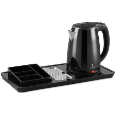 ROYAL CATERING Plateau de courtoisie h&ocirc;tel - Avec compartiments pour caf&eacute; et th&eacute;