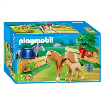 Playmobil Country 4188 - Famille De Chevaux