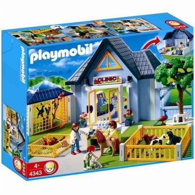 Playmobil 4343 : Clinique v&eacute;t&eacute;rinaire Playmobil