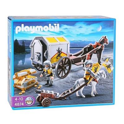 Playmobil 4874 Knights - Convoi Et Tr&eacute;sor Des Chevaliers