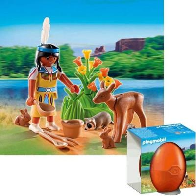Playmobil 5278 - Indienne Avec Animaux