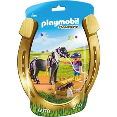 PLAYMOBIL 6970 - Country - Poney &agrave; D&eacute;corer 'Etoile'