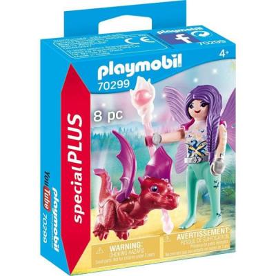 Playmobil Le palais de princesses 70299 F&eacute;e avec b&eacute;b&eacute; dragon