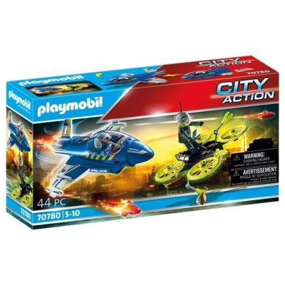 Playmobil City Action 70780 Jet de police et drone 